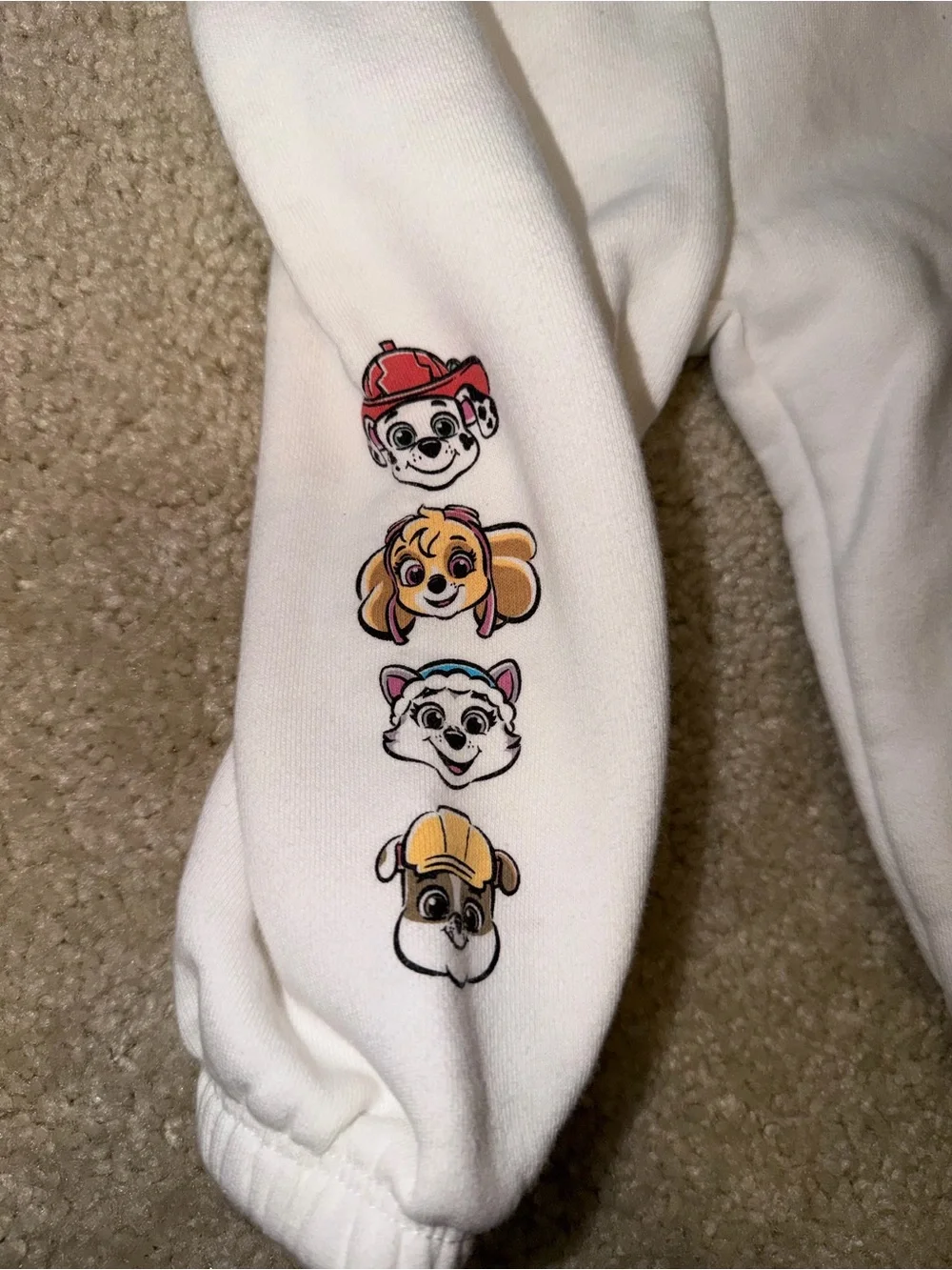GAP Cream Kids Sweatshirt & Joggers Set with Paw Patrol Faces